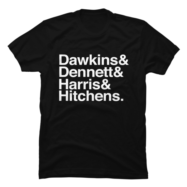 dawkins dennett harris hitchens t shirt